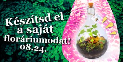 Florárium készítő workshop - 08.24.